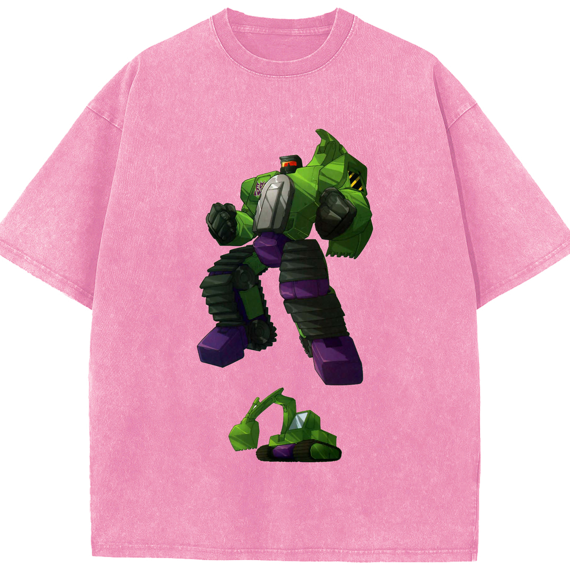（画像用）  綿100% ヴィンテージ風 半袖Tシャツ（フロントプリント）